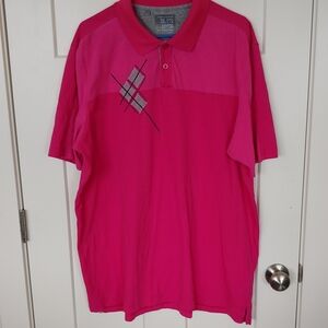 Under Armour Vibrant Pink Polo Shirt